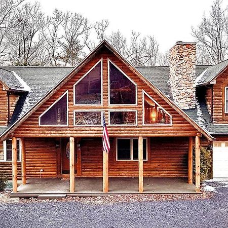 One Of A Kind Rustic Log Cabin Near Bryce Resort - Large Game Room - Fire Pit - Large Deck - Bbq Basye Esterno foto