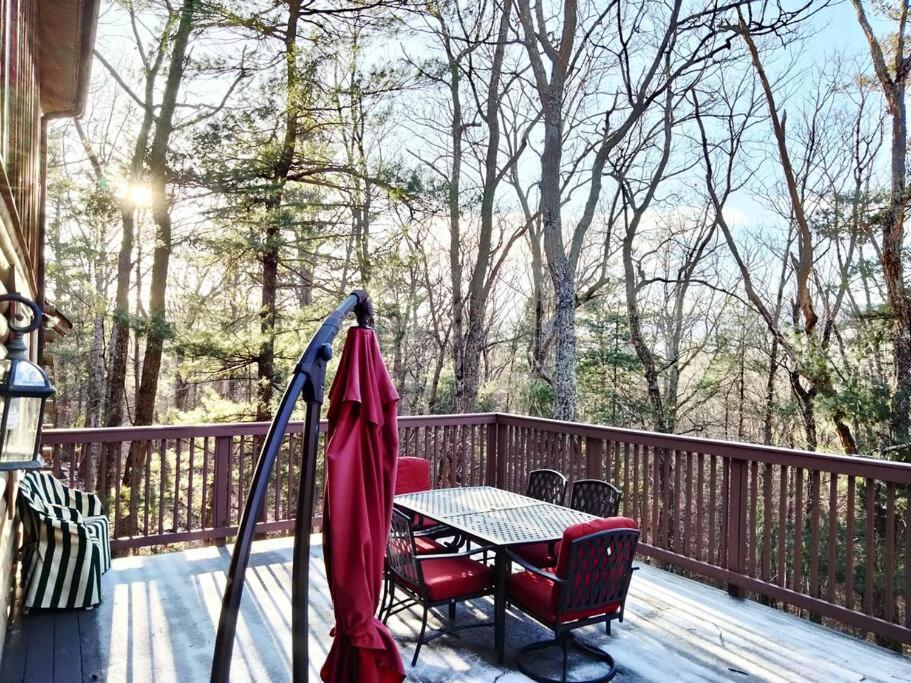 One Of A Kind Rustic Log Cabin Near Bryce Resort - Large Game Room - Fire Pit - Large Deck - Bbq Basye Esterno foto