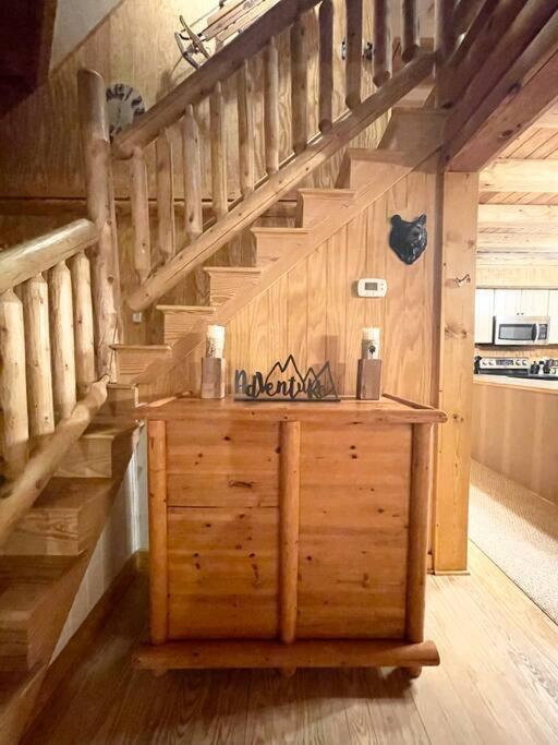 One Of A Kind Rustic Log Cabin Near Bryce Resort - Large Game Room - Fire Pit - Large Deck - Bbq Basye Esterno foto