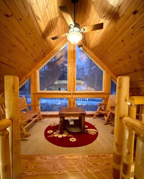 One Of A Kind Rustic Log Cabin Near Bryce Resort - Large Game Room - Fire Pit - Large Deck - Bbq Basye Esterno foto