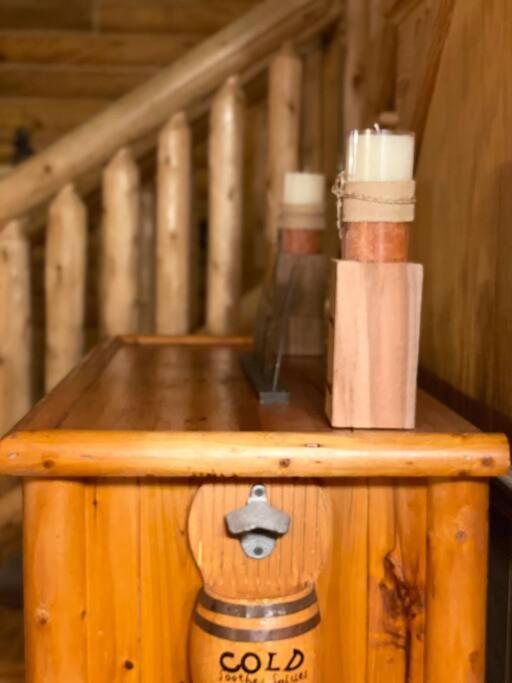 One Of A Kind Rustic Log Cabin Near Bryce Resort - Large Game Room - Fire Pit - Large Deck - Bbq Basye Esterno foto