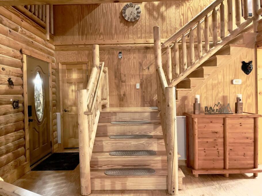 One Of A Kind Rustic Log Cabin Near Bryce Resort - Large Game Room - Fire Pit - Large Deck - Bbq Basye Esterno foto