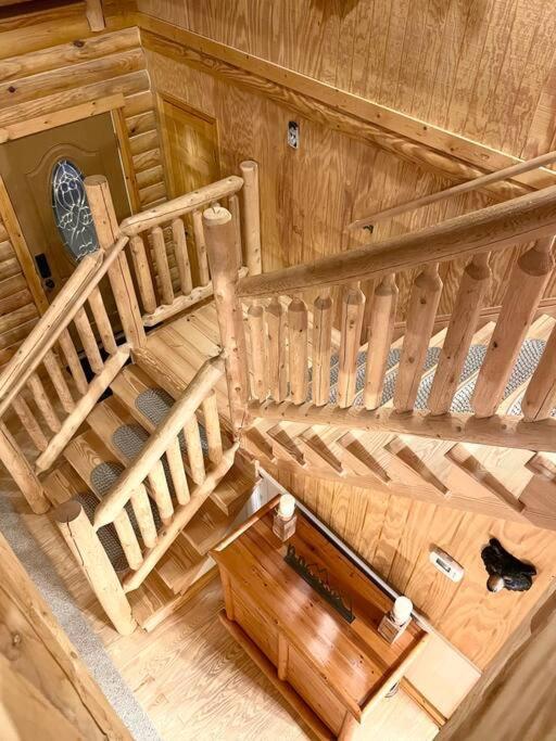 One Of A Kind Rustic Log Cabin Near Bryce Resort - Large Game Room - Fire Pit - Large Deck - Bbq Basye Esterno foto