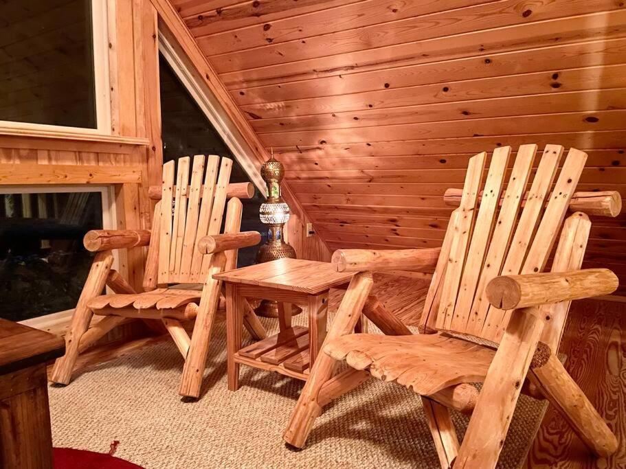 One Of A Kind Rustic Log Cabin Near Bryce Resort - Large Game Room - Fire Pit - Large Deck - Bbq Basye Esterno foto