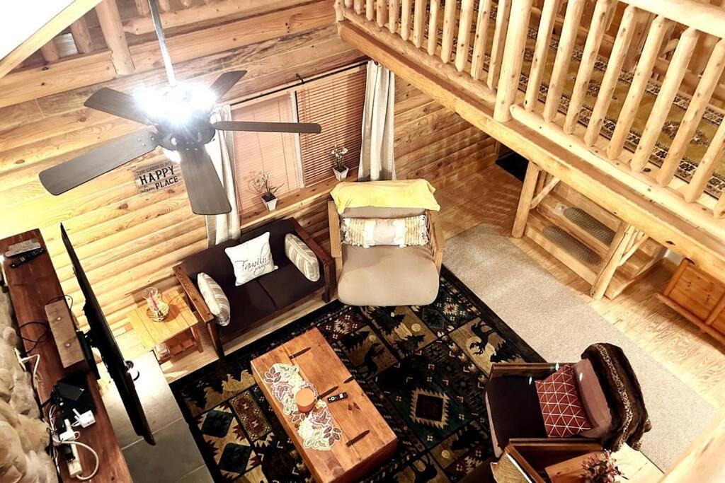 One Of A Kind Rustic Log Cabin Near Bryce Resort - Large Game Room - Fire Pit - Large Deck - Bbq Basye Esterno foto